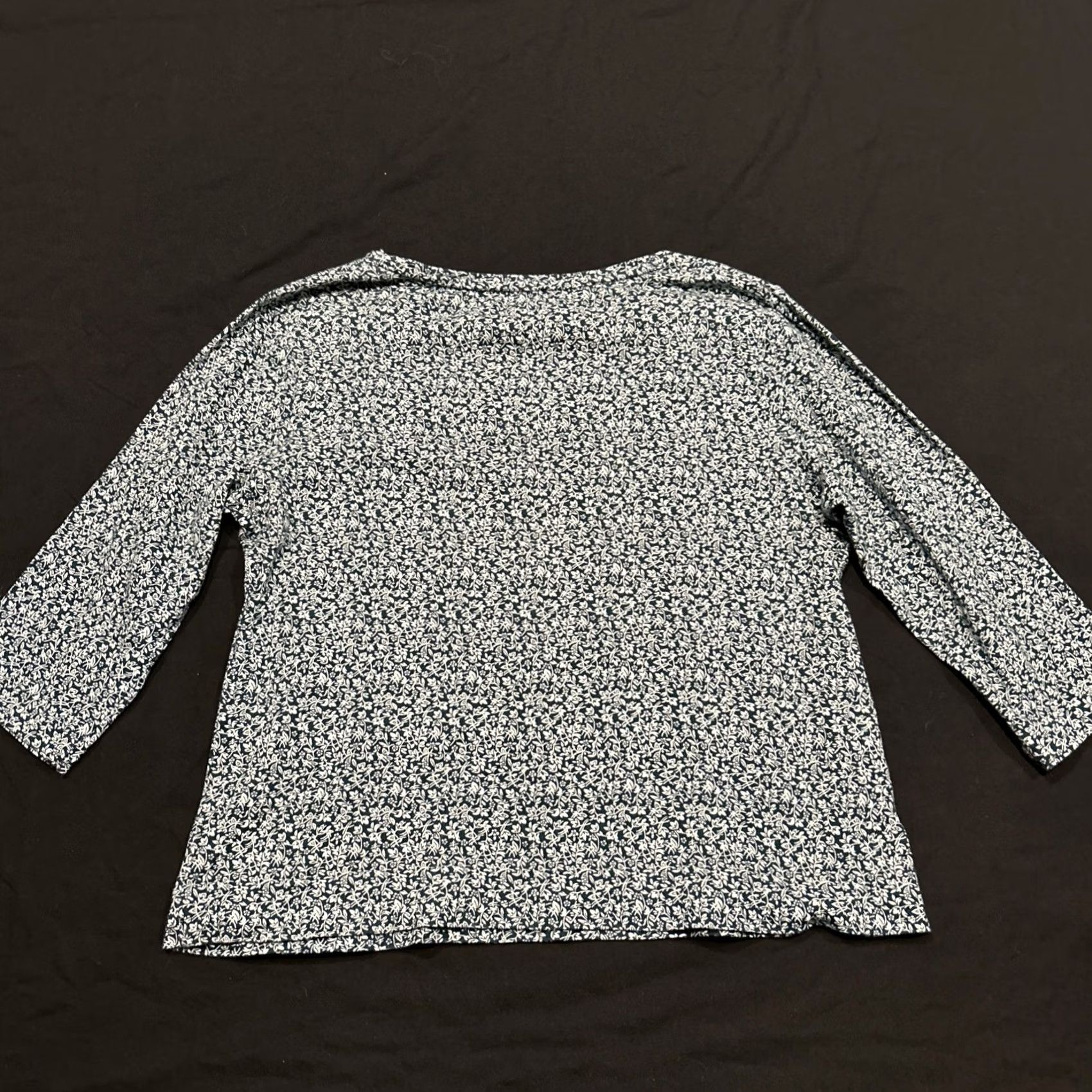 Croft & Barrow Croft & Barrow Women’s The Classic Tee Cotton 3/4 Sleeve Top PM A31 Size M / US 6-8 / IT 42-44 - 4 Thumbnail