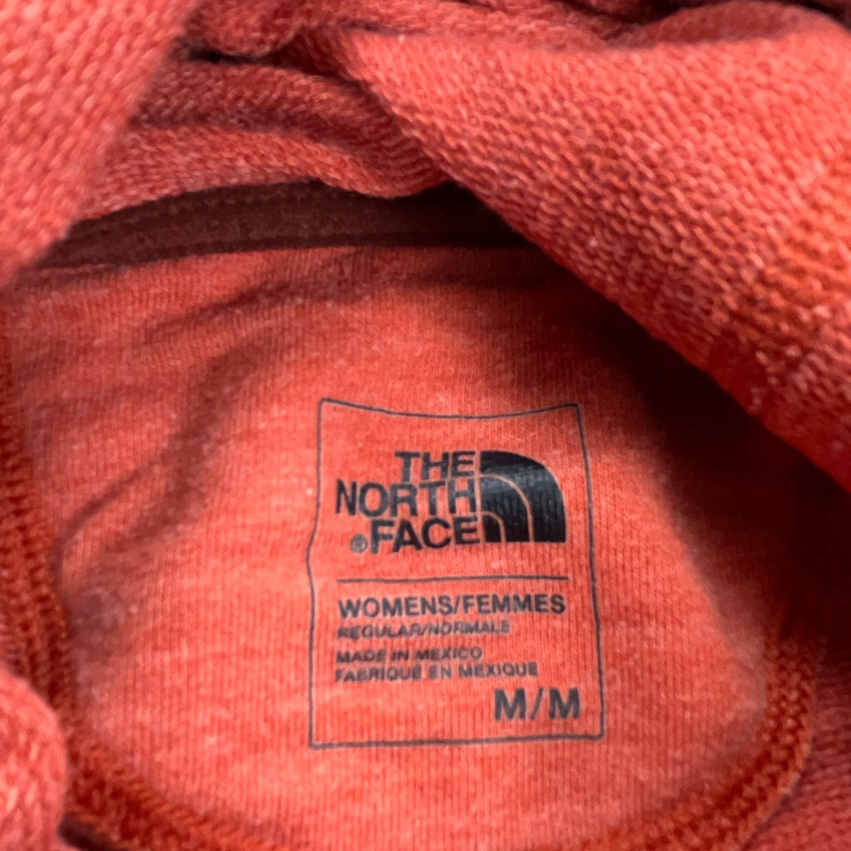 The North Face The North Face Hoodie Women M Orange Pullover Logo All Seasons Lightweight Relaxed Size M / US 6-8 / IT 42-44 - 3 Thumbnail