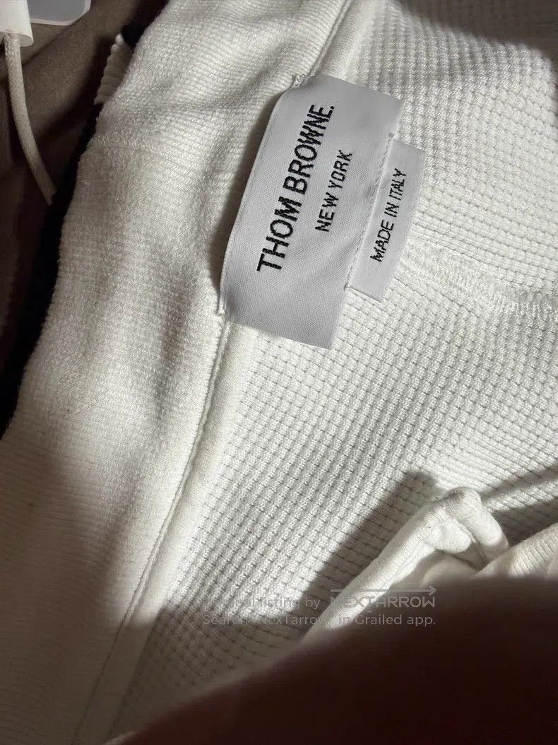 Thom Browne Thom Browne size 2 Waffle Four Stripe Sweatpants Size US 28 / EU 44 - 4 Thumbnail