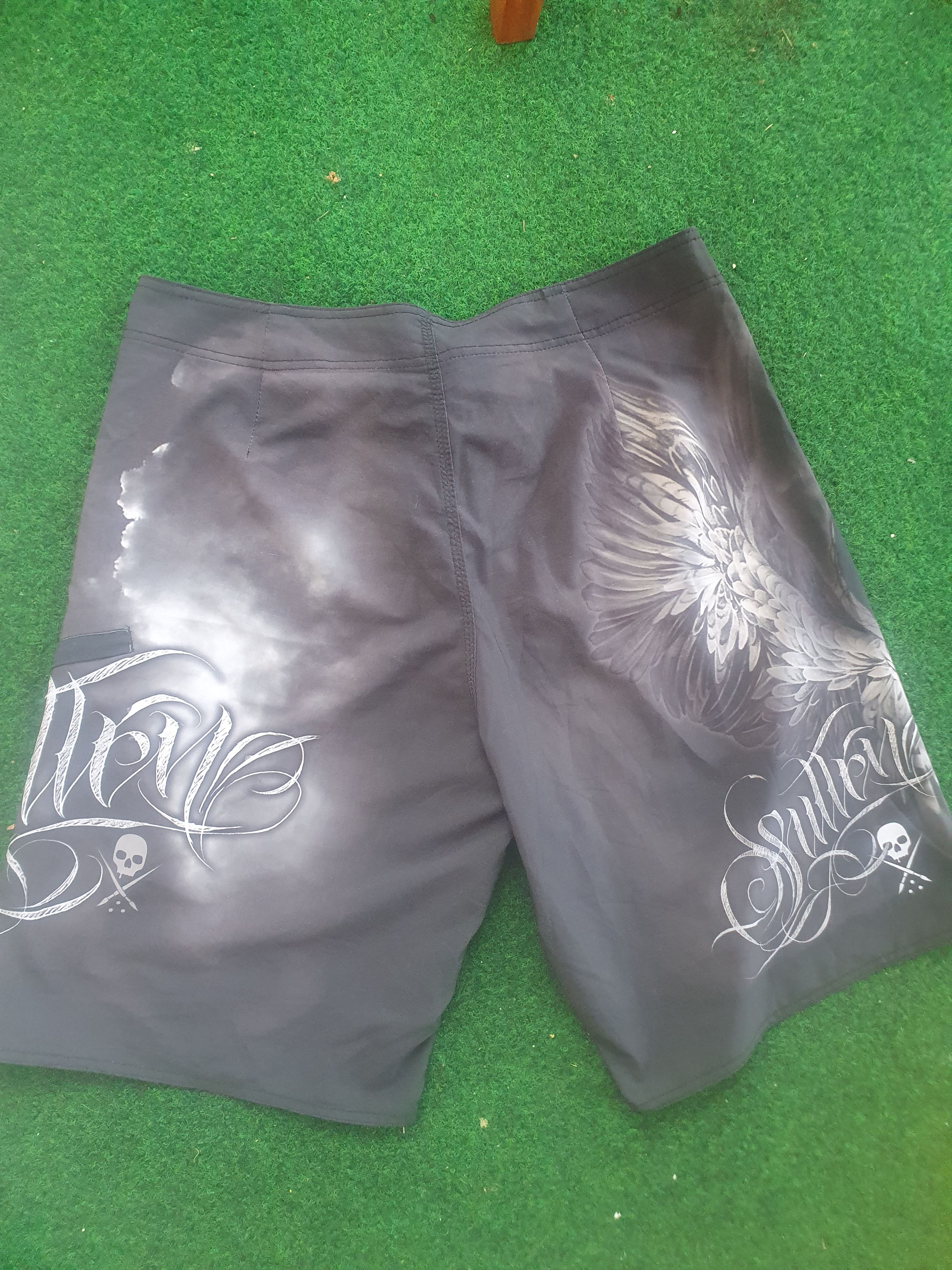 Other Sullen Art Collective Tattoo Graphic Board Shorts sz 36 Size US 36 / EU 52 - 7 Thumbnail
