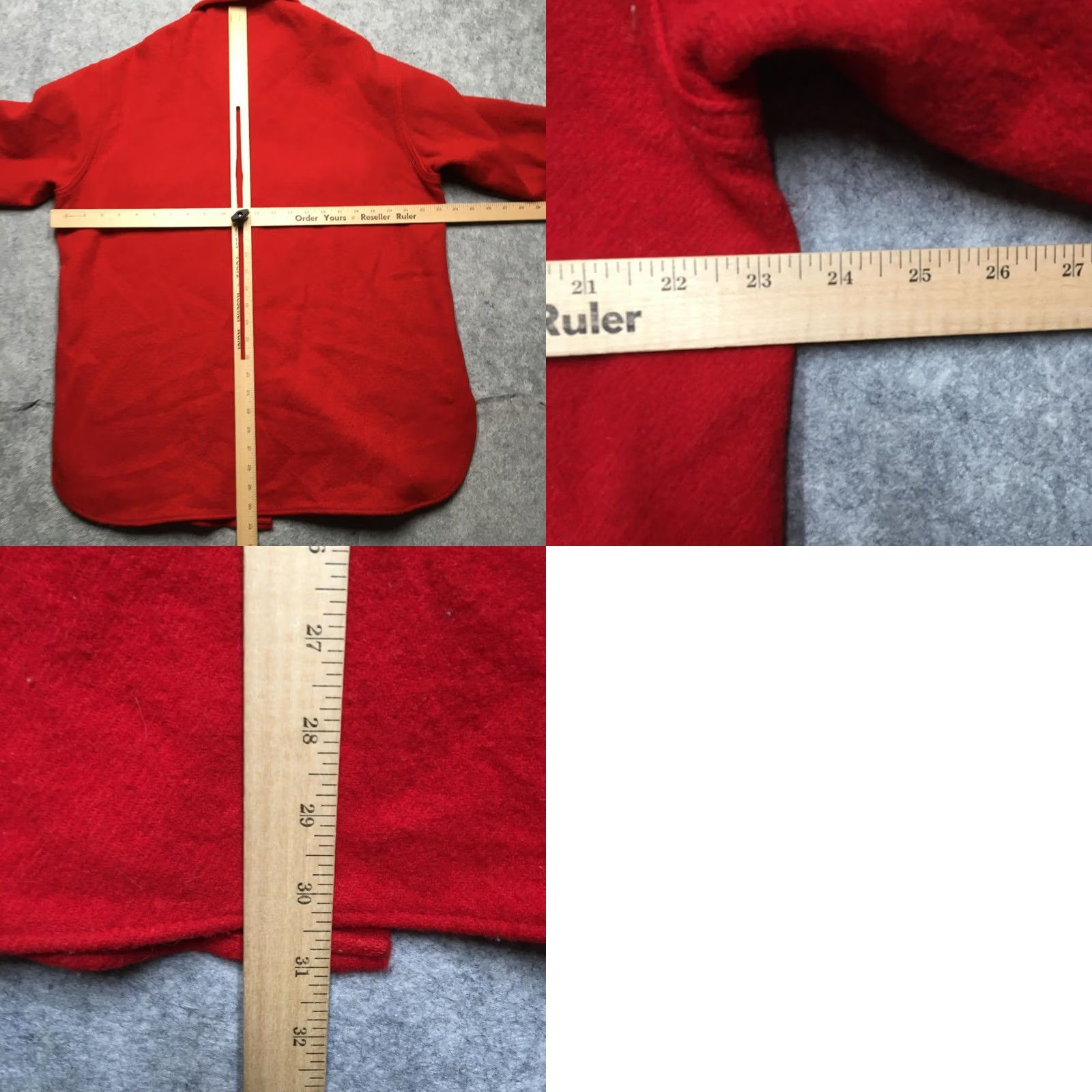 Vintage VINTAGE Woolrich Shirt Mens XL Red Wool Button Up Hunting Workwear Made USA Size US XL / EU 56 / 4 - 8 Thumbnail