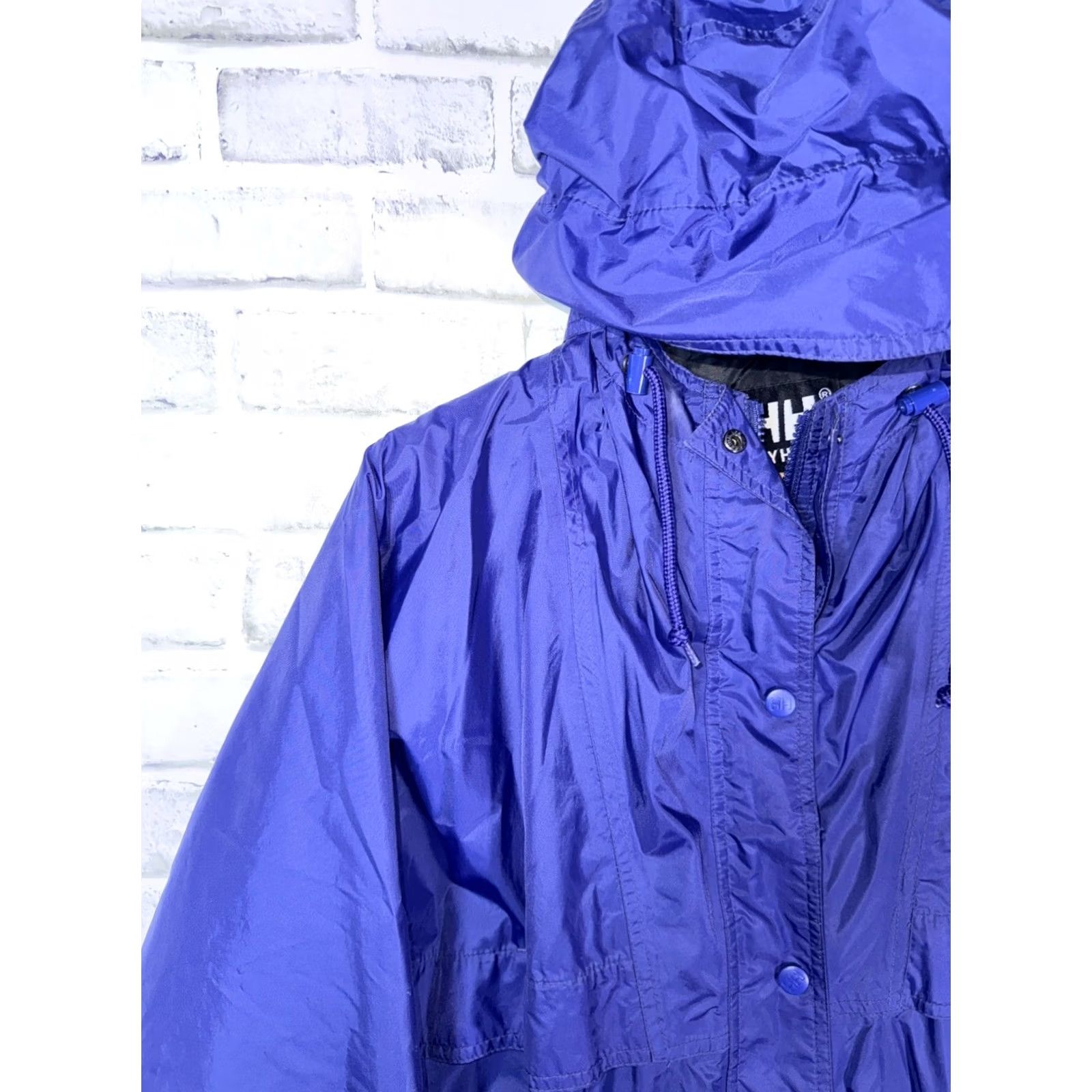 Helly Hansen Helly Hansen Jacket Womens S Blueish/Purple Full Zip Hooded Windbreaker RainCoat Size S / US 4 / IT 40 - 5 Thumbnail