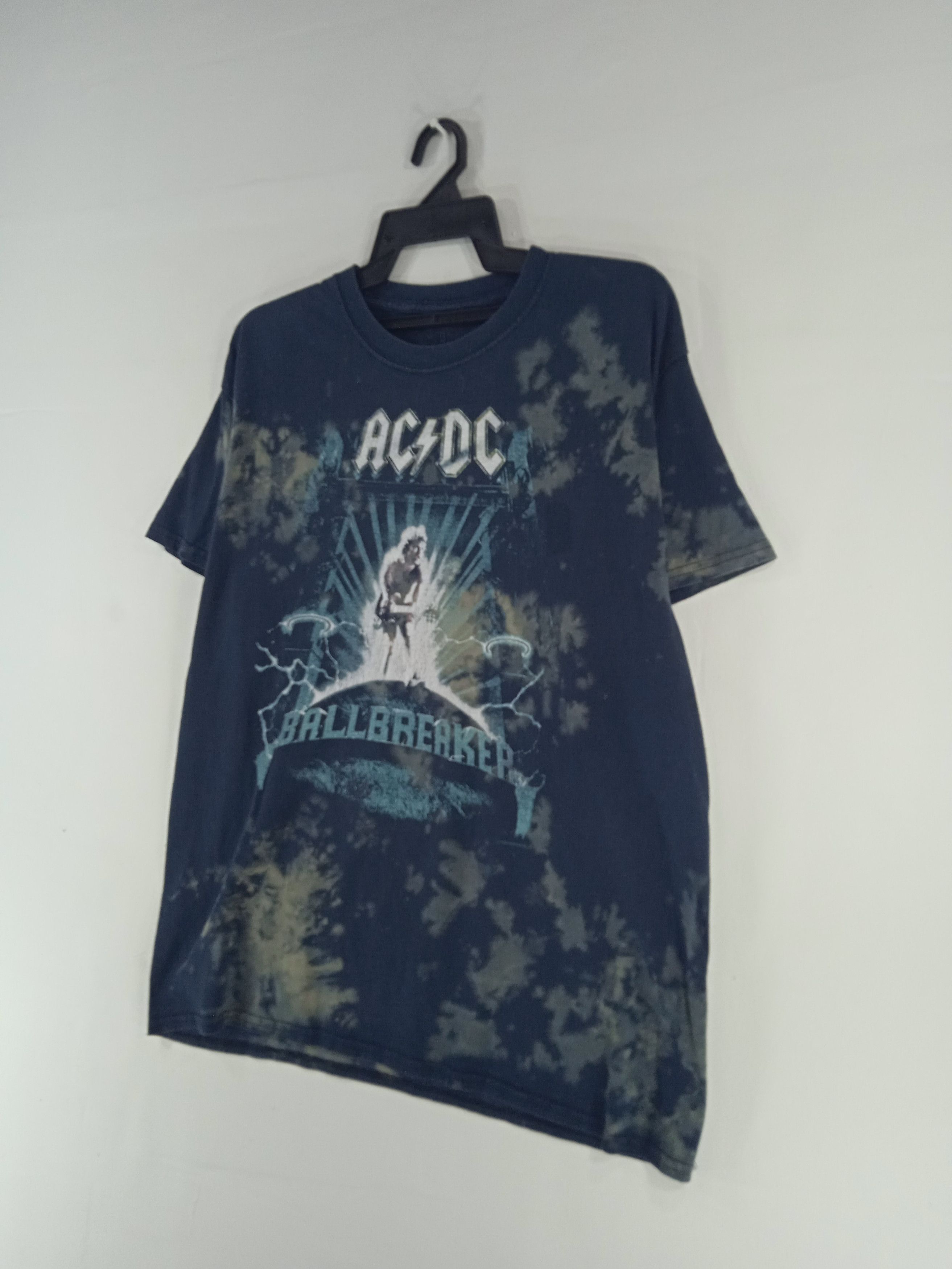AC/DC × Band Tees × Vintage Vintage Acidwash Acdc 90's Bandtees Tshirt Size US M / EU 48-50 / 2 - 4 Thumbnail