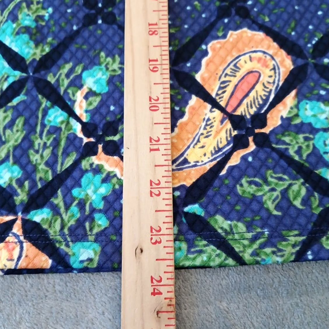 Vintage LuLaRoe Skirt Knee Length Purple Geometric Knit Pull On L Regular Women Casual Stretch Sewing? Size 36" / US 14 / IT 50 - 3 Thumbnail