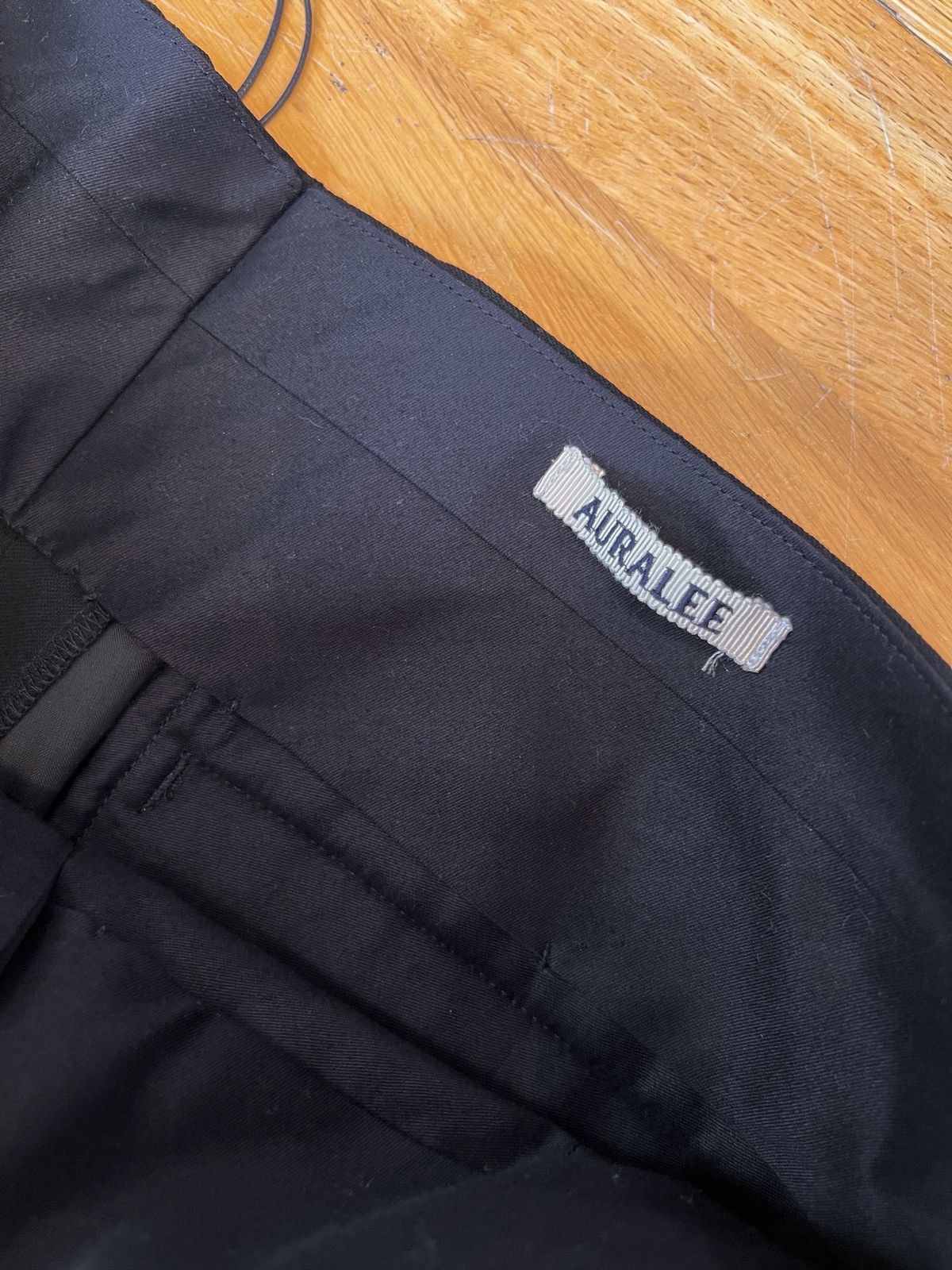 Auralee Auralee 2023ss Tropical Wool Viyella Relaxed Leg Trousers Size US 31 - 8 Thumbnail