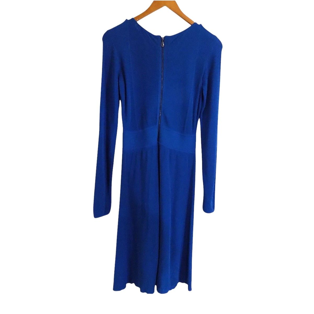 Laundry by Shelli Segal Laundry by Shelli Segal Dress Women Small Blue Ribbed Size S / US 4 / IT 40 - 2 Thumbnail