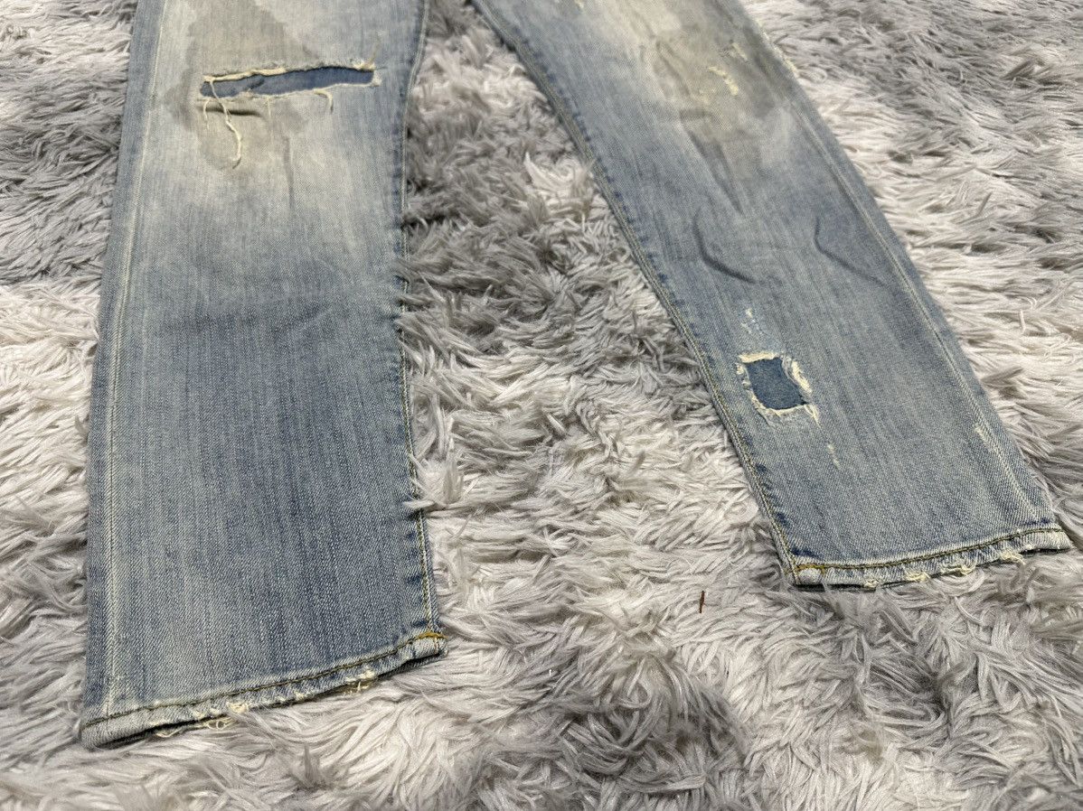 R13 🔥R13 Boy Skinny Denim Distressed Patchwork Size US 31 - 3 Thumbnail