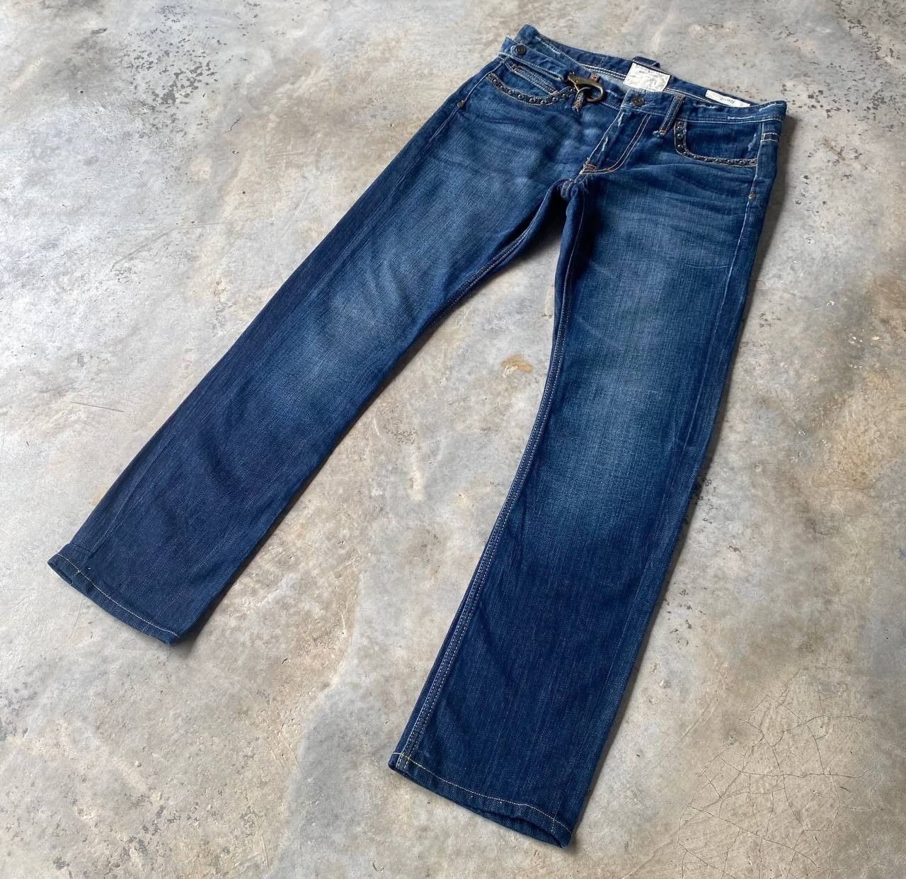 Jimmy Taverniti Archival Y2K Jimmy Taverniti So Jeans Studded Denim Size US 31 - 3 Thumbnail