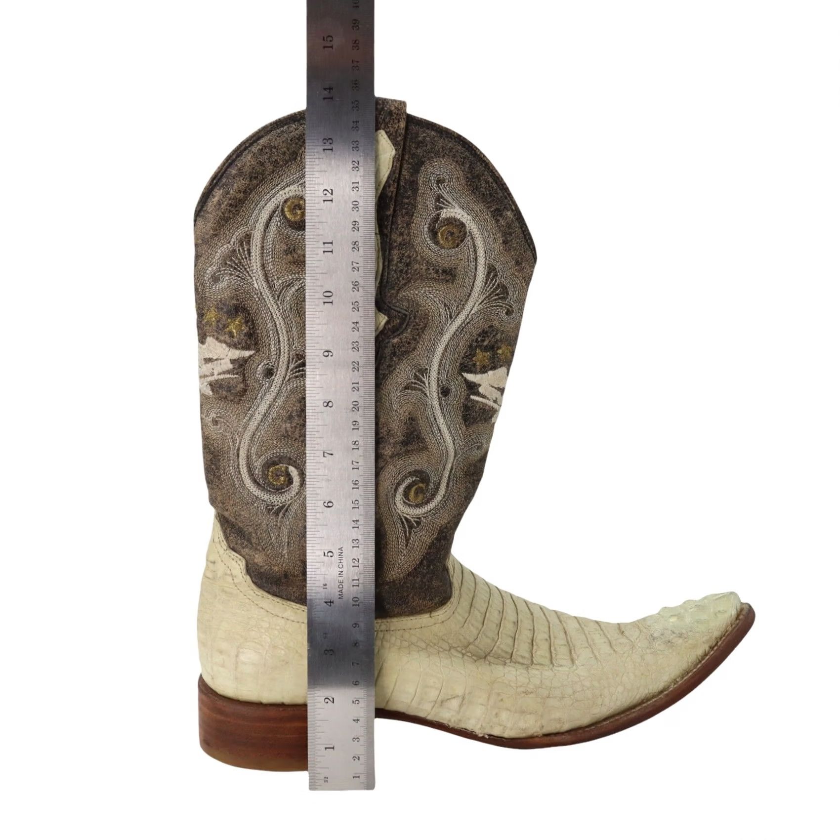 Vintage El General Cowboy boots Leather Size 8 new Size US 8 / EU 41 - 2 Thumbnail