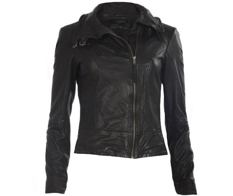 Allsaints AllSaints Black Belvedere Leather B 3 Bomber Style Jacket Size S / US 4 / IT 40 - 3 Thumbnail