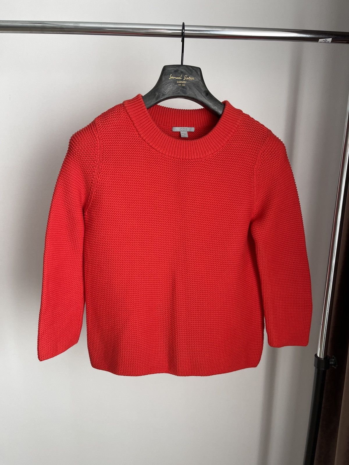 Cos Red sweater Cos jumper sweatshirt XS Size XS / US 0-2 / IT 36-38 - 1 Thumbnail