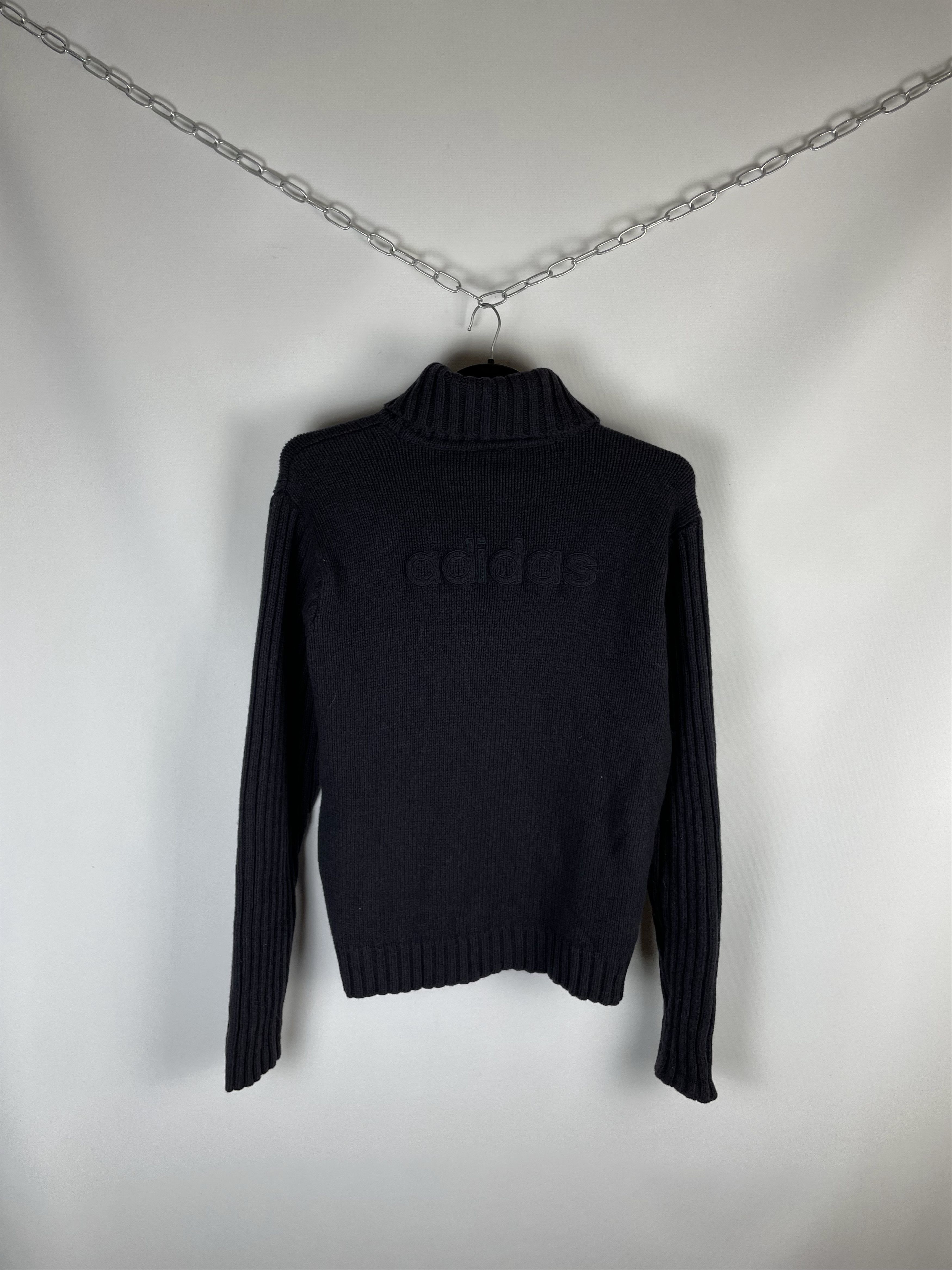 Adidas Adidas Fashion Turtleneck Sweater Size US L / EU 52-54 / 3 - 10 Thumbnail