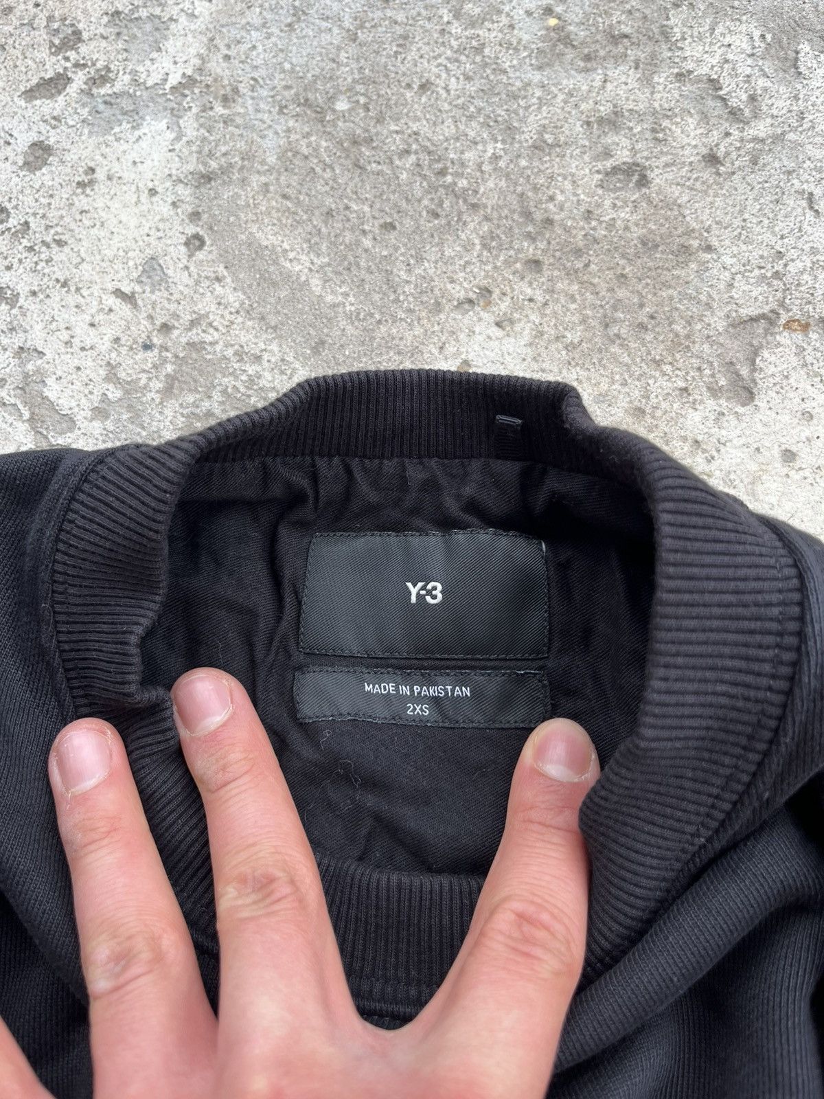 Adidas × Y-3 × Yohji Yamamoto AW22 Yohjj Yamamoto x Adidas Y-3 Crew Neck Logo Sweatshirt Size US S / EU 44-46 / 1 - 3 Thumbnail