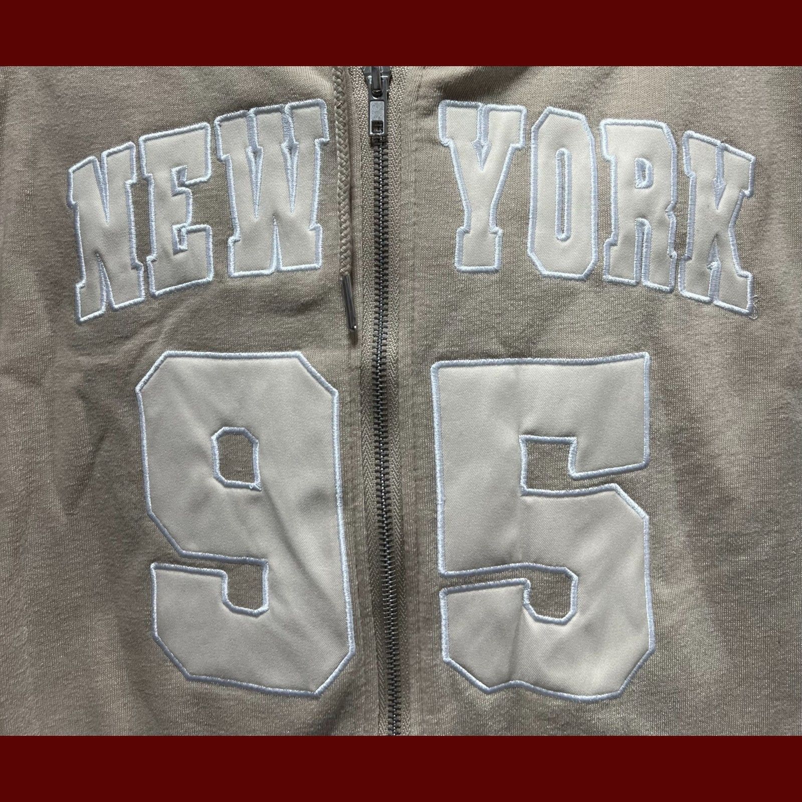 rue21 Rue 21 - Women's Long Sleeve Hooded Sweatshirt - Beige - Ext Size XL / US 12-14 / IT 48-50 - 10 Thumbnail