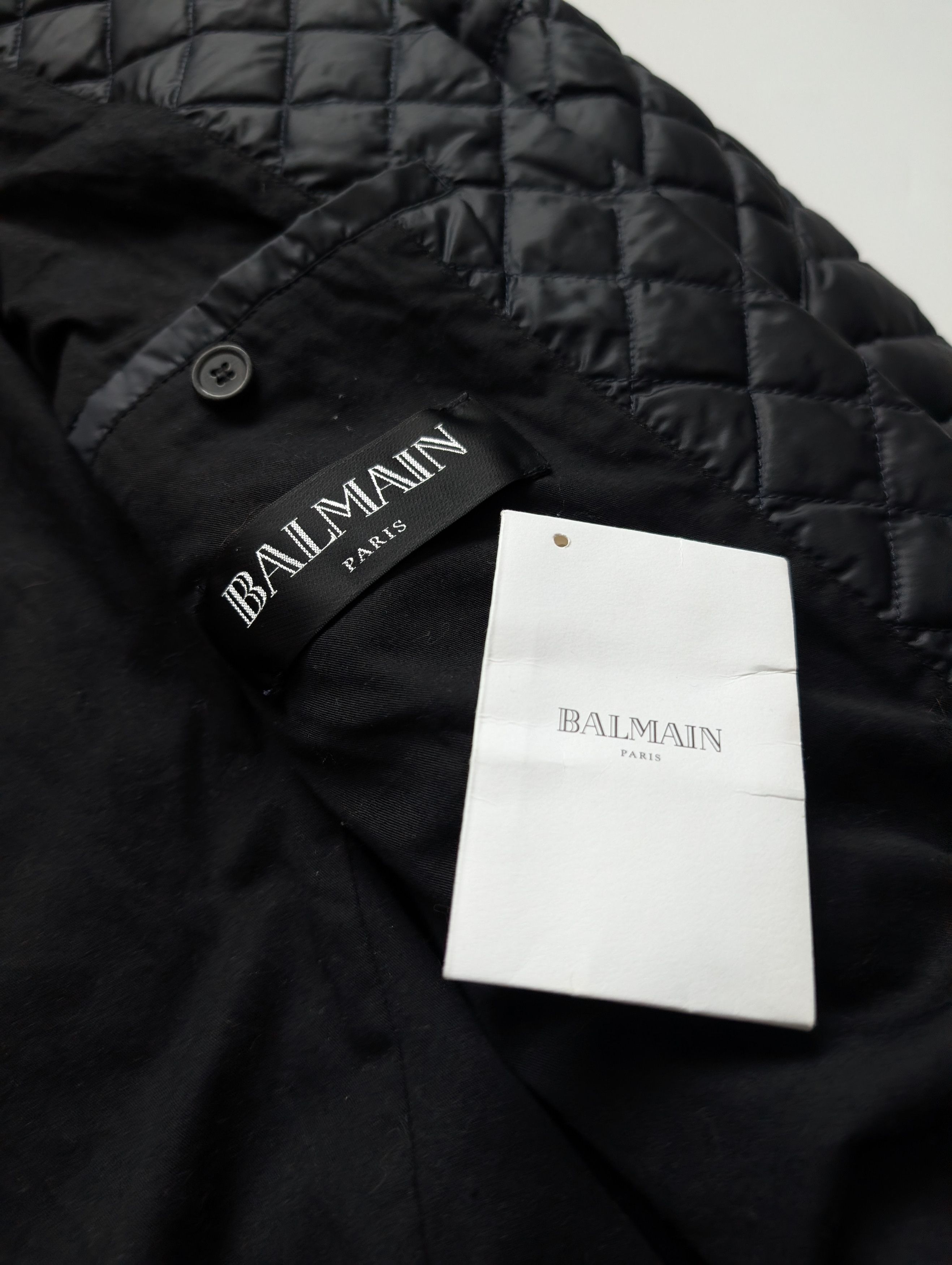 Balmain Balmain Quilted Biker Jacket FW12 (Oliver Rousteing) Size US L / EU 52-54 / 3 - 11 Thumbnail