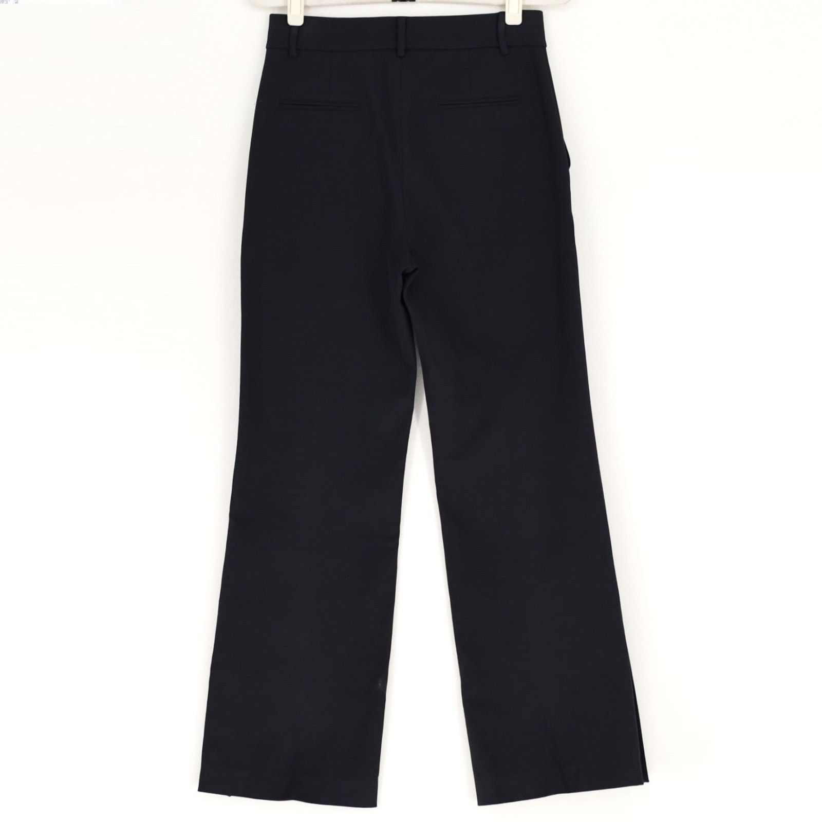 Frame Frame Women Black Cotton Twill Crop Flare Trouser Size US 6 Size 28" / US 6 / IT 42 - 8 Thumbnail