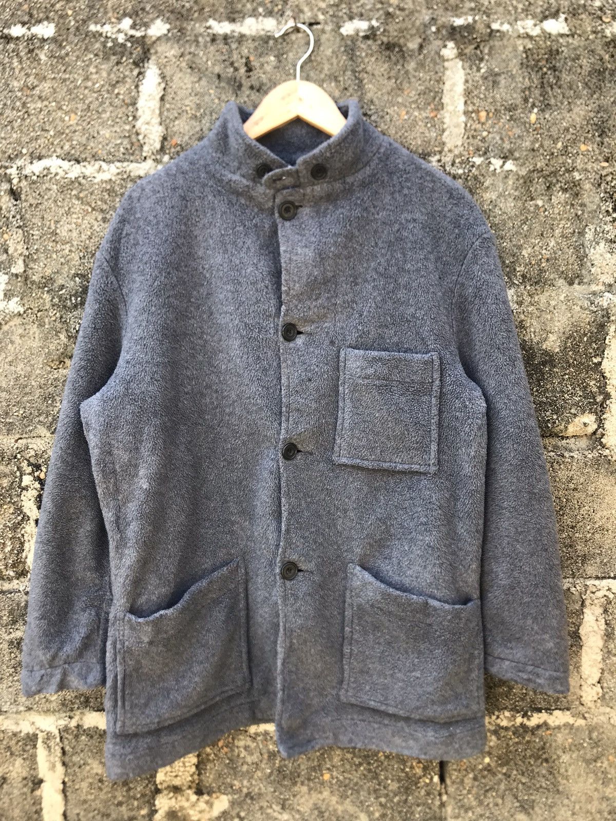 Japanese Brand × Vintage 🌟Nick Ashley Fleece Workers Shirt Jacket Size US M / EU 48-50 / 2 - 1 Thumbnail