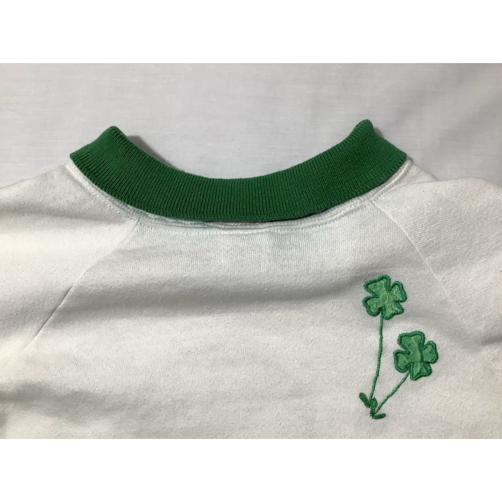 Jerzees VINTAGE Jerzees Sweater Pullover Large Ivory 80s Embroidered Crew Neck Long Sleeve Womens Pullover, Casual, Cotton, USA Made, Animal Print, Size L Size L / US 10 / IT 46 - 7 Thumbnail