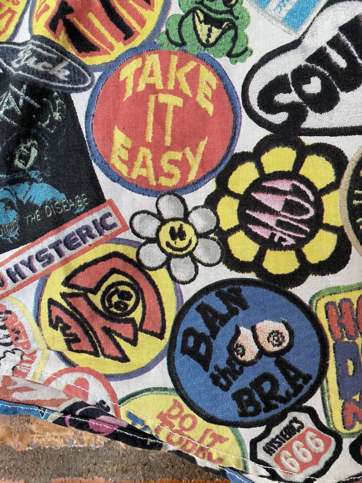Hysteric Glamour 90s Fuck All logo all over print Size US M / EU 48-50 / 2 - 13 Thumbnail