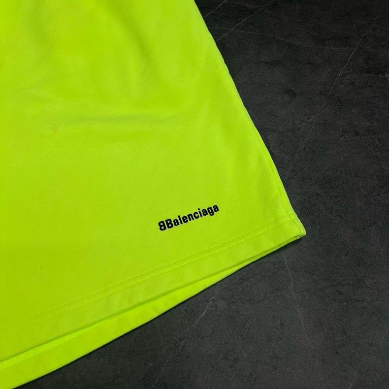 Balenciaga Balenciaga size S Fluorescent yellow double b embroidered Size US 26 / EU 42 - 3 Thumbnail