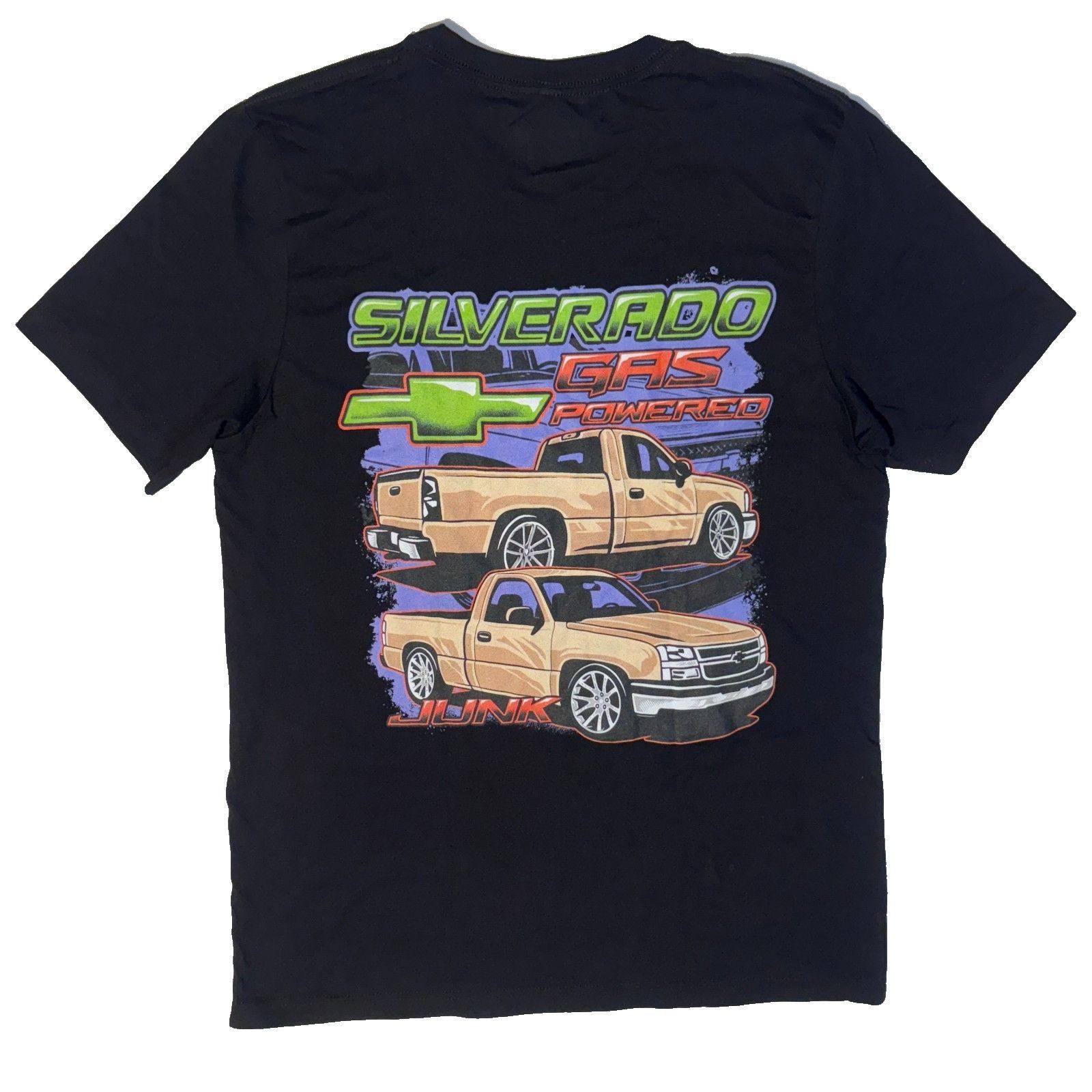 Gildan LS Swapped Silverado Retro Style Chevy Truck Graphic Tshirt Size US L / EU 52-54 / 3 - 1 Thumbnail