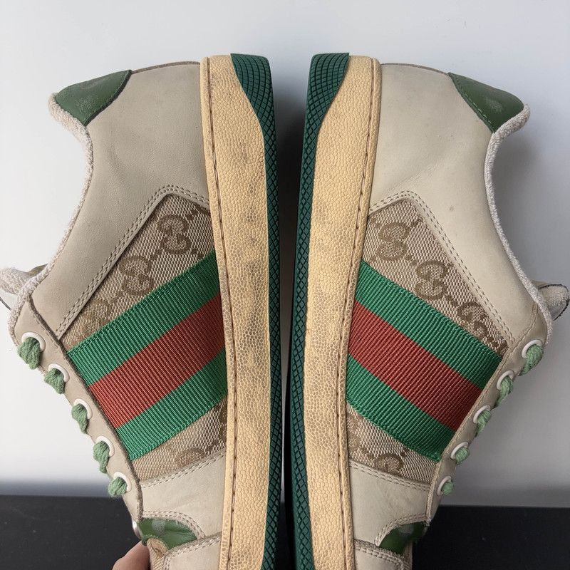 Gucci Gucci Screener Vintage Sneakers for Men - Size US 7.5 / EU 40-41 - 5 Thumbnail
