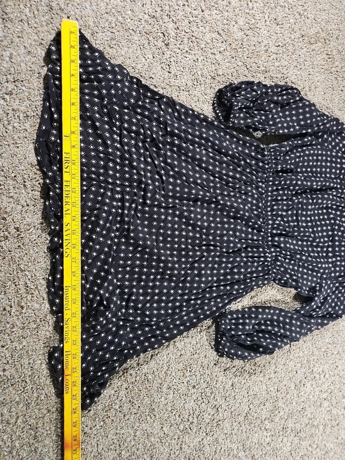 Old Navy Old Navy Medium LS Black Dress Size M / US 6-8 / IT 42-44 - 9 Thumbnail