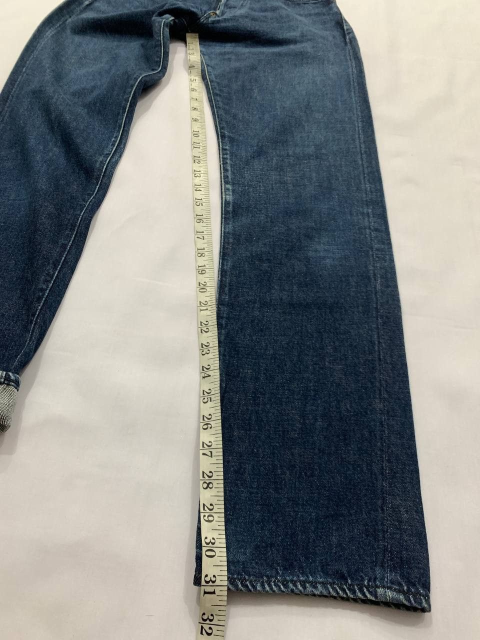 Evisu Vintage 2000s Evisu Pink Seagull Embroidery Selvedge Jeans Size US 26 / EU 42 - 14 Thumbnail