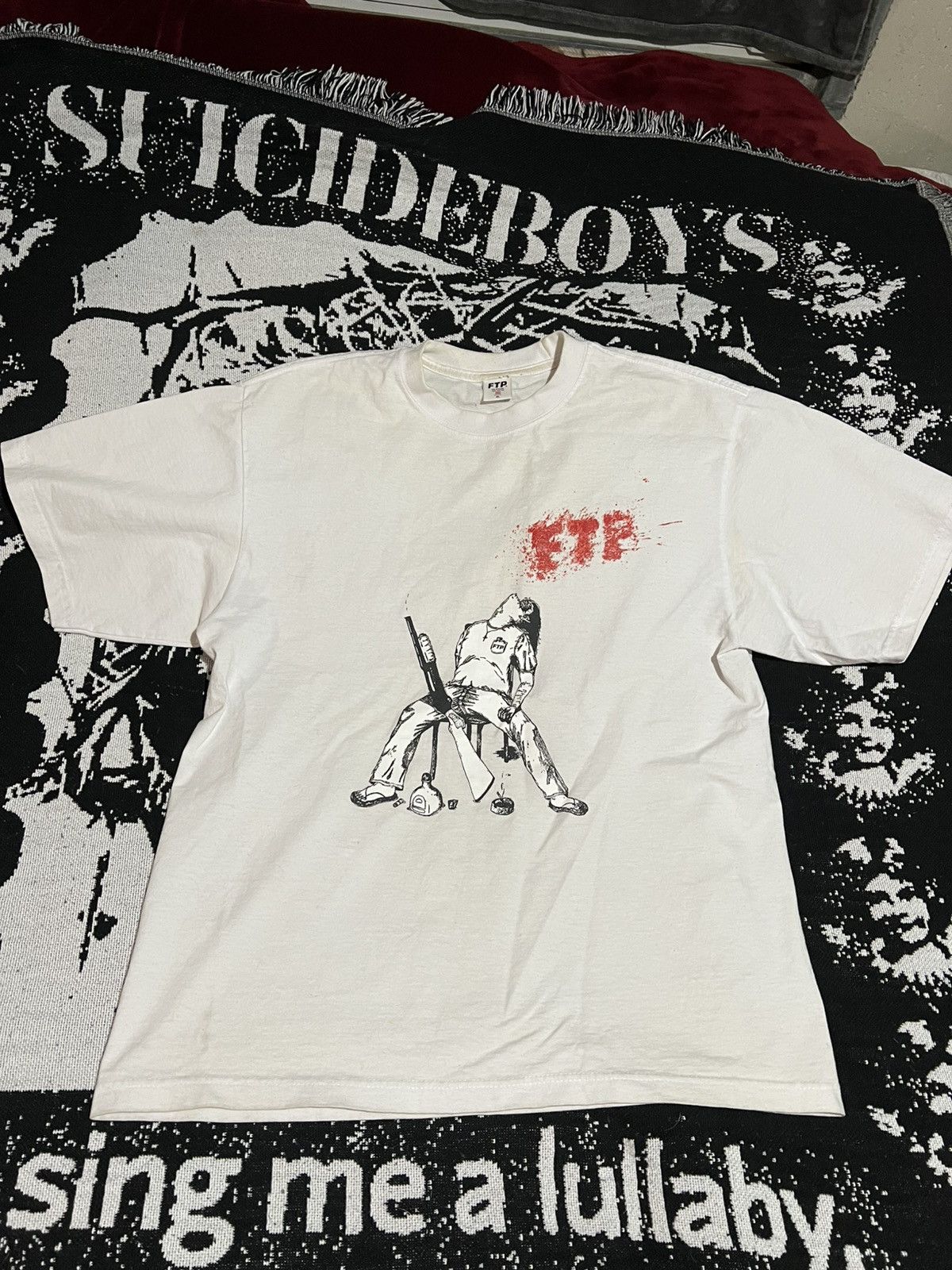 Vision Streetwear FTP Junkie Graphic T-Shirt (White) Size US XL / EU 56 / 4 - 1 Preview