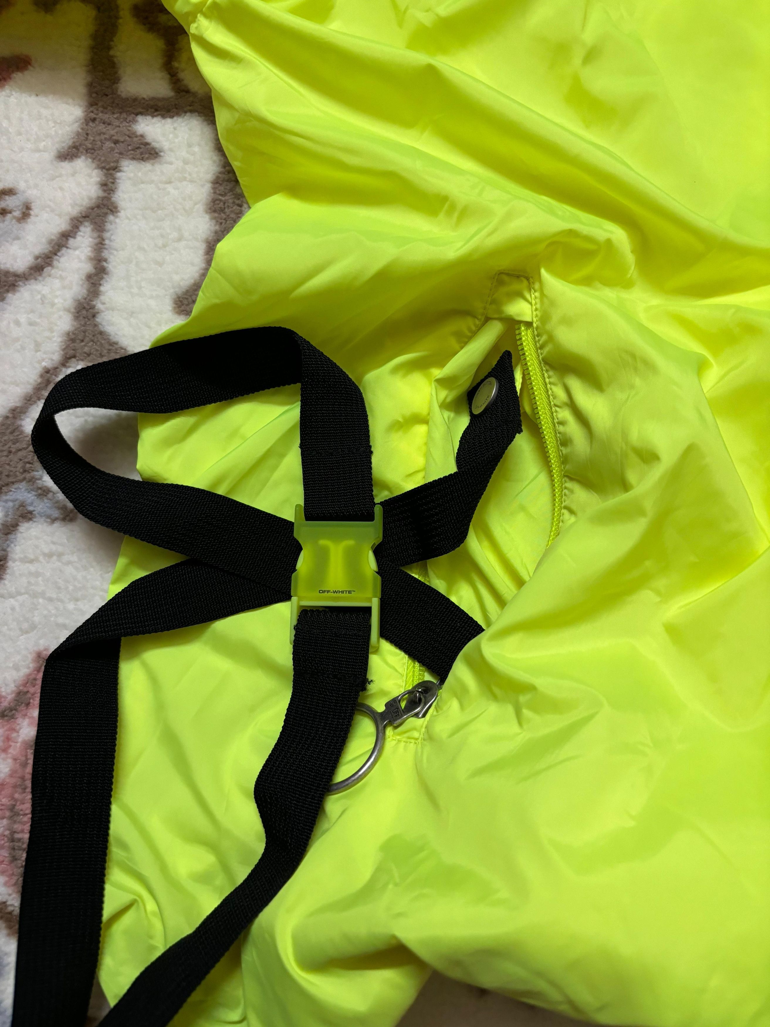 Off-White Off-White Windbreaker 'Neon Yellow' Size US XXL / EU 58 / 5 - 12 Thumbnail