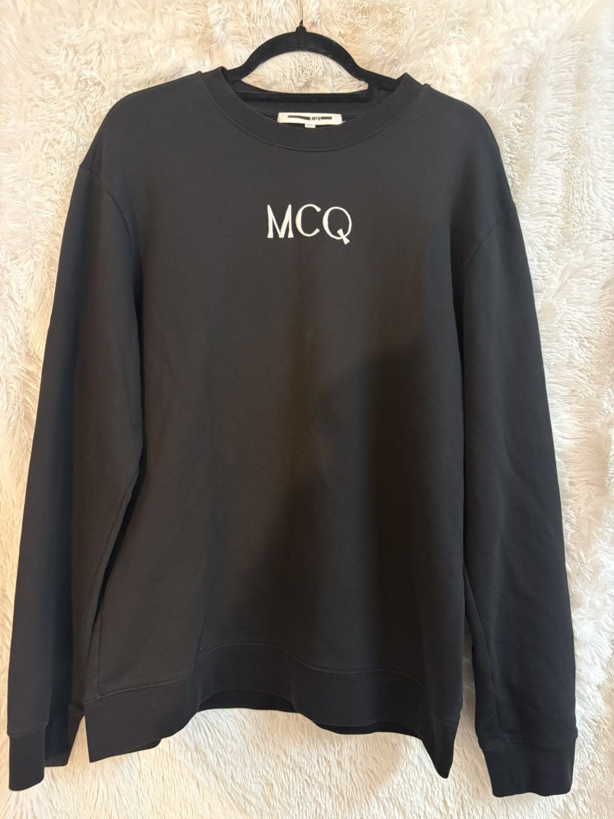 Alexander McQueen Alexander McQueen Black Embroidered Graphic Pullover Size US M / EU 48-50 / 2 - 3 Thumbnail