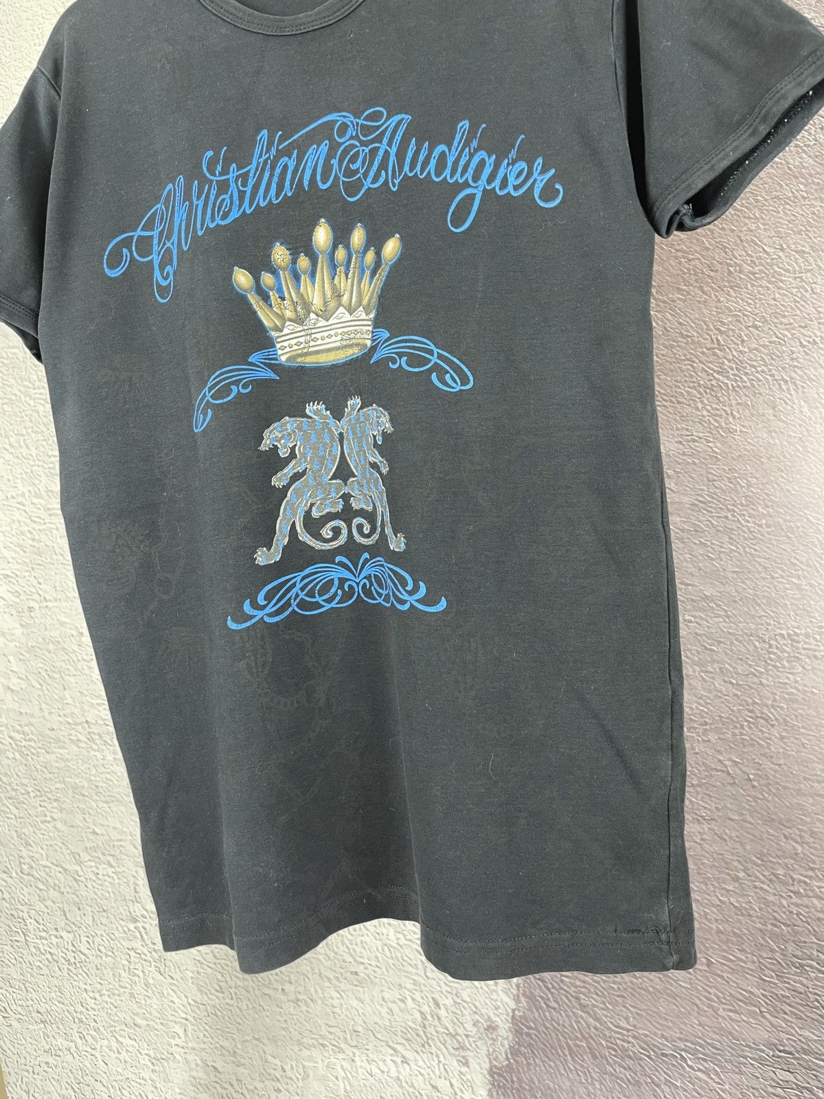 Christian Audigier Christian Audigier vintage big logo allover pattern tee Size US M / EU 48-50 / 2 - 6 Thumbnail
