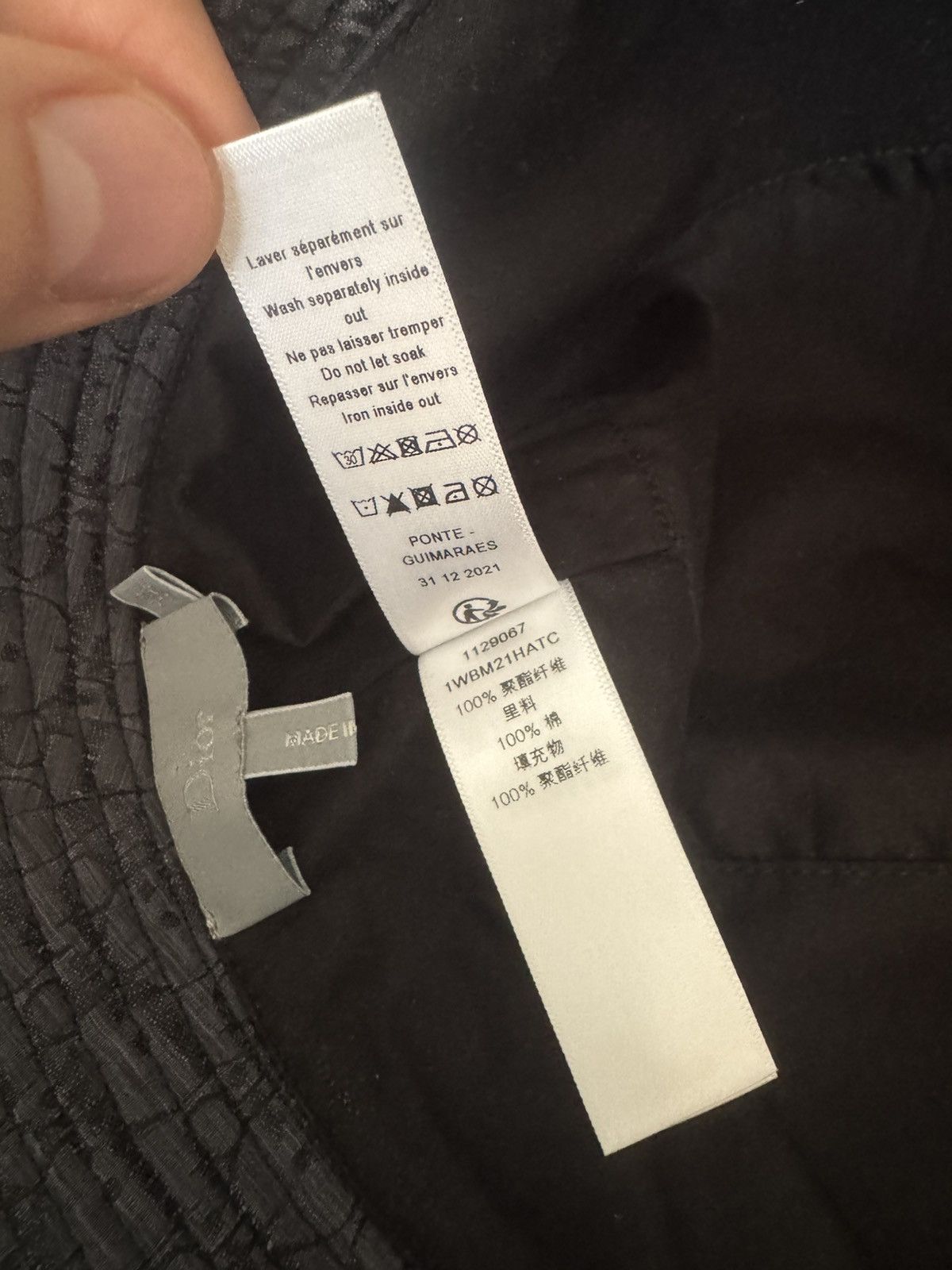 Dior Dior Designer Luxury Monogram Black Bucket Hat High End Rare Size ONE SIZE - 9 Thumbnail
