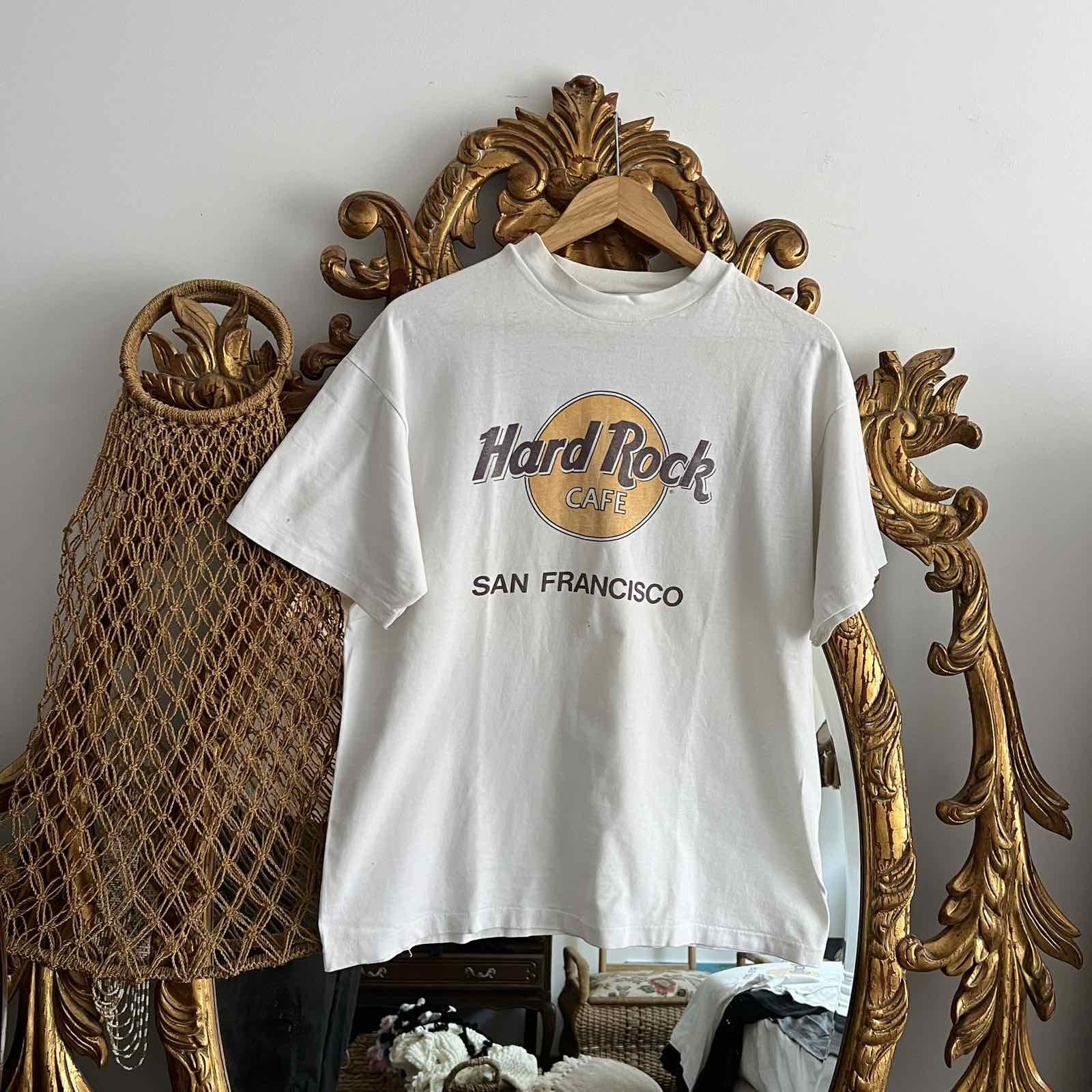 Hard Rock Cafe × Vintage Rare Vintage Hard Rock cafe 80s San Francisco Sz L Size US L / EU 52-54 / 3 - 1 Thumbnail