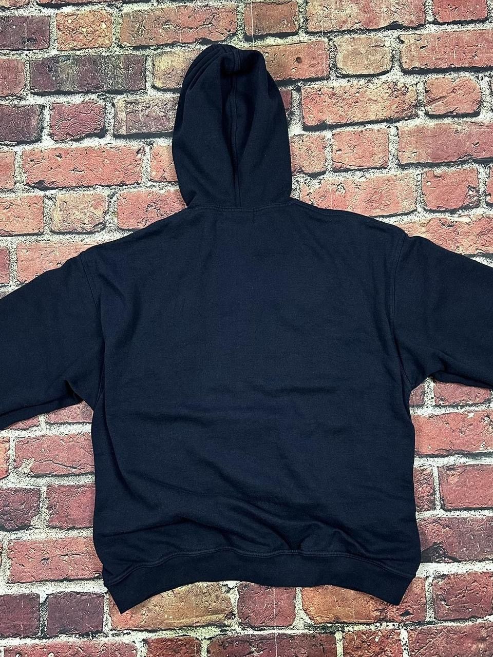 Other Vintage Navy Blank Zip Up Hoodie Thermal Lined Sweatshirt Size US XL / EU 56 / 4 - 4 Thumbnail