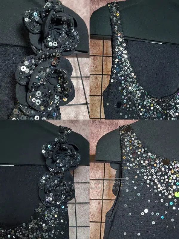 Moschino Moschino Elegant Black Sequin Embellished Dress . Size S / US 4 / IT 40 - 6 Thumbnail