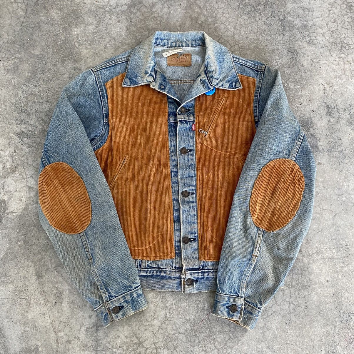 Sonic Lab 80’s Levis X Sonic Lab Reconstructed Panel Trucker Jacket Size US M / EU 48-50 / 2 - 3 Thumbnail