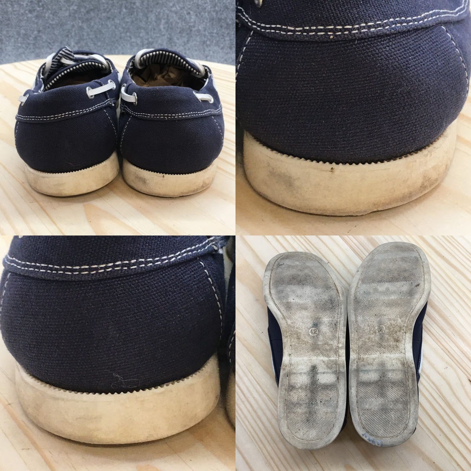 H&M H&M Boat Shoe Mens 42 Blue Fabric Lace Up Low Top Casual Sneakers Size US M / EU 48-50 / 2 - 8 Thumbnail