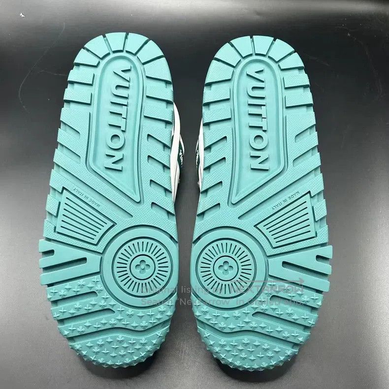 Louis Vuitton Louis Vuitton Green Fat Ding shoes Size US 8 / EU 41 - 6 Thumbnail