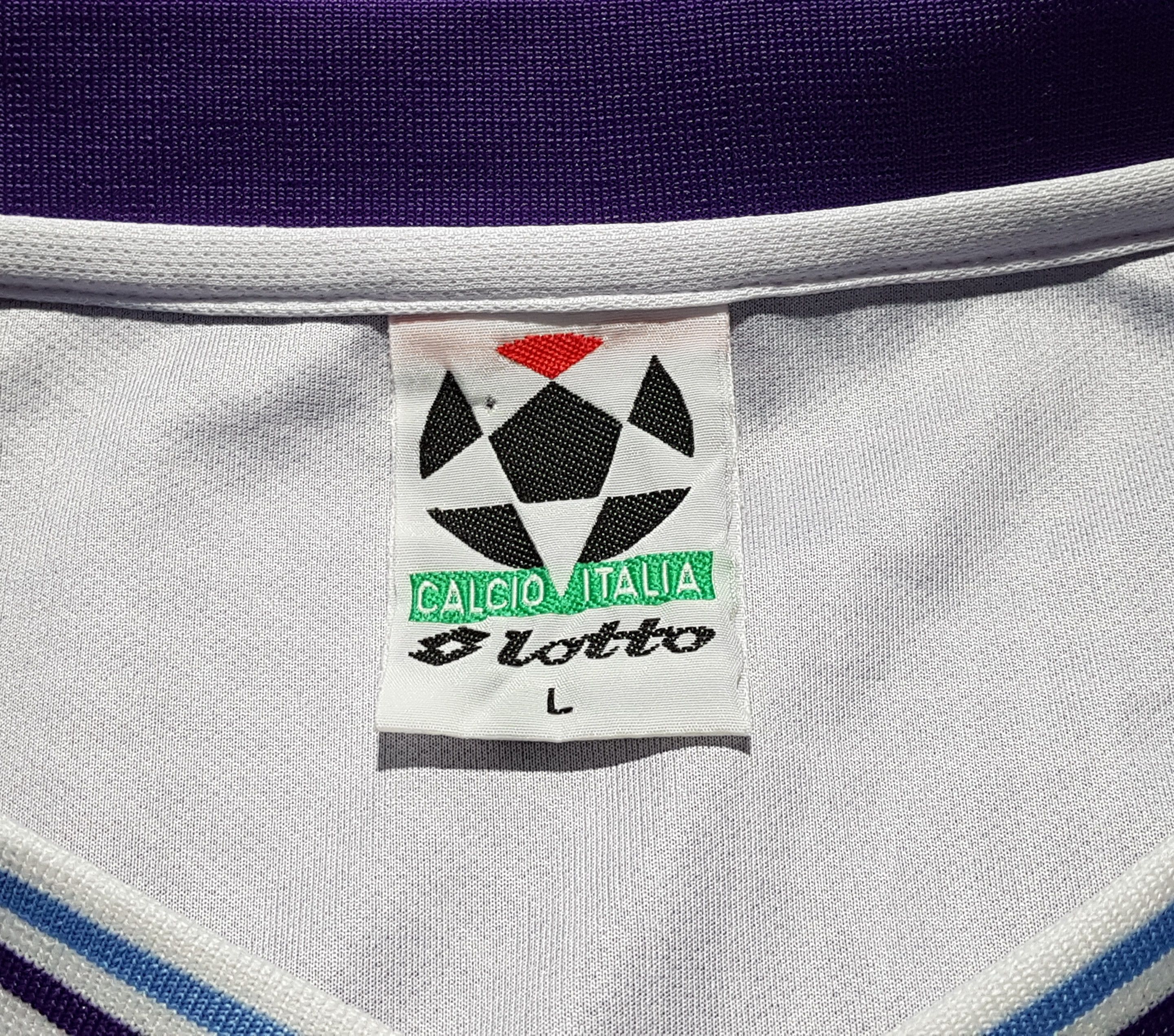 Lotto Fiorentina 1992/1993 Retro Vintage 7UP Soccer Jersey L