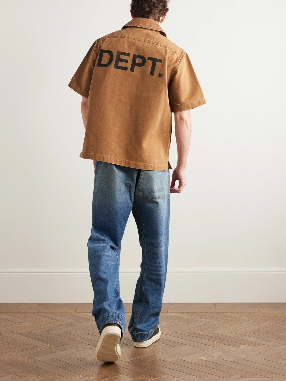 Gallery Dept. o1mle0226 Parker Button Shirt in Tan Size US XL / EU 56 / 4 - 3 Thumbnail