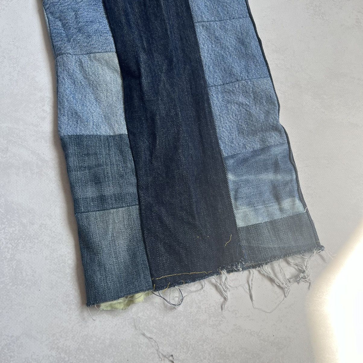 Levi's × Vintage Vintage Levis wide Custom Patchwork Denim baggy Jeans Size US 30 / EU 46 - 5 Thumbnail