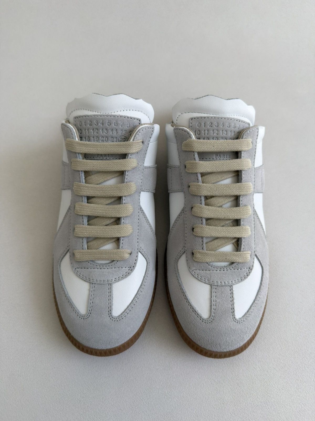 Maison Margiela S/S 21 White Leather ‘Mule’ GAT Sneakers Size US 8.5 / IT 38.5 - 4 Thumbnail