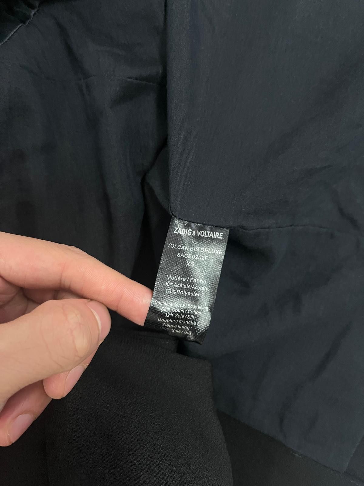 Zadig & Voltaire Zadig & Voltaire Deluxe Black 2-Button Single Breast Blazer Size XS / US 0-2 / IT 36-38 - 9 Thumbnail