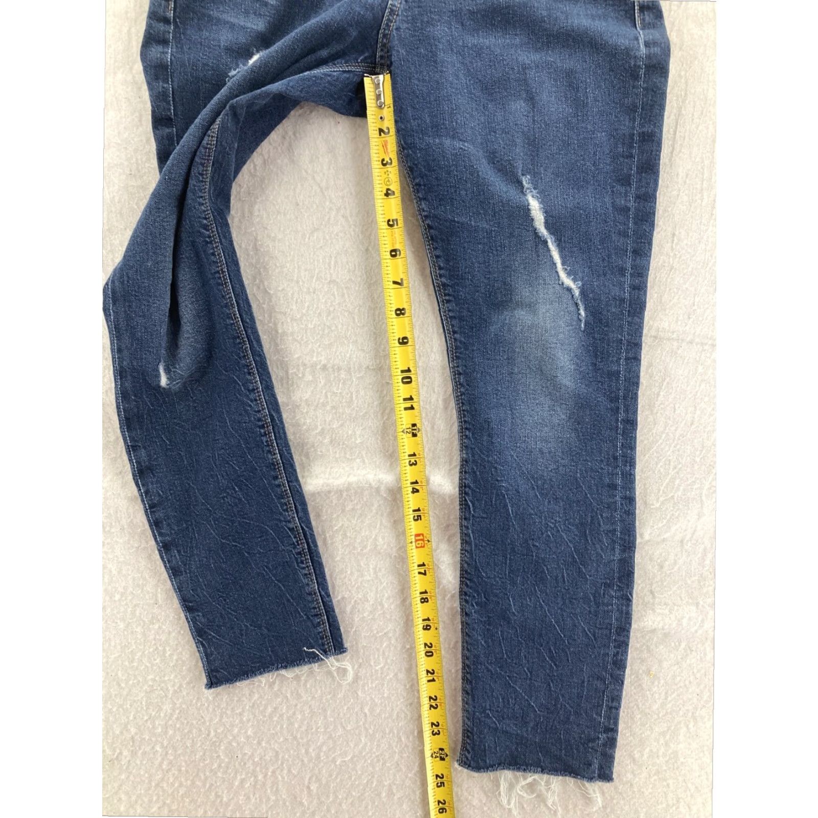 Lucky Brand Lucky Brand Womens Blue Skinny Jeans Size 4 Size 27" / US 4 / IT 40 - 6 Thumbnail
