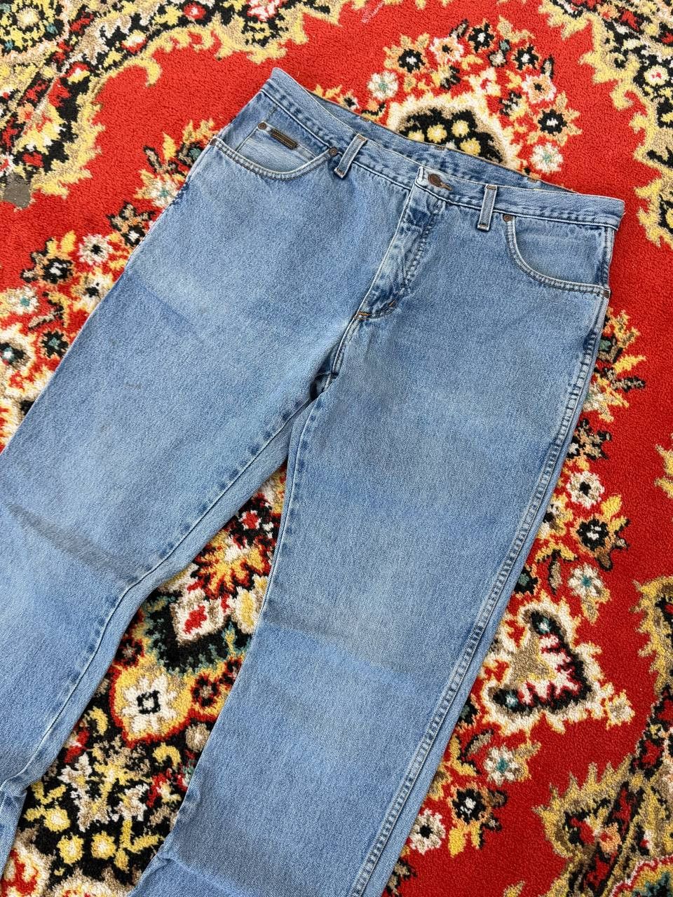 Wrangler Vintage Wrangler Straight Fit Jeans if6was style Size US 33 - 8 Thumbnail