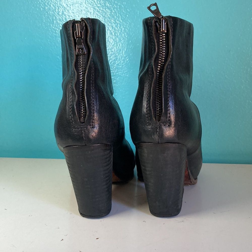 Rag & Bone Rag & Bone Black Leather Boots 39.5 Size US 9 / IT 39 - 4 Thumbnail