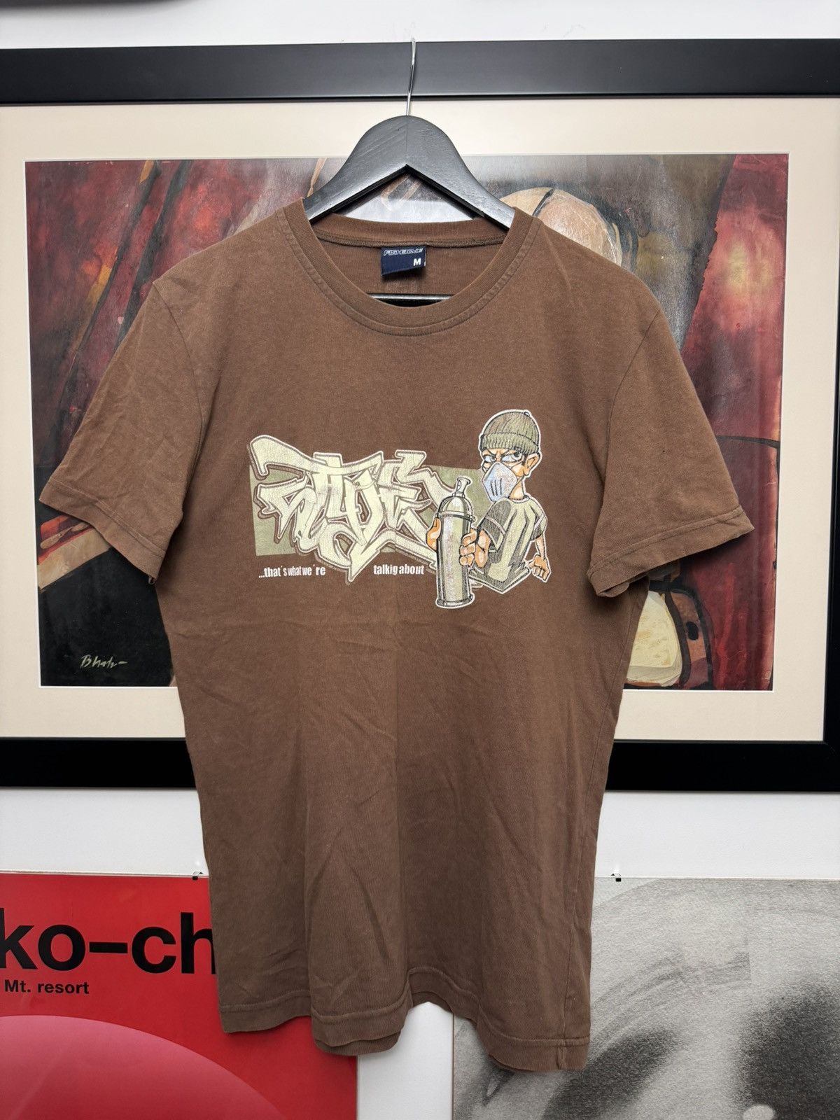 Vintage Vintage Skate Over Like JNCO Jeans Rap Hip-hop Tee Graffiti Size US M / EU 48-50 / 2 - 1 Thumbnail