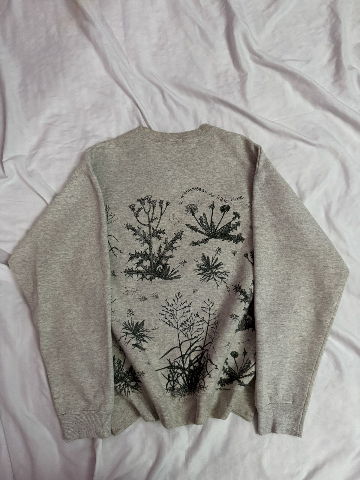 Vintage Vintage 90s Art of Weed Marijuana Sweatshirt Size US L / EU 52-54 / 3 - 4 Thumbnail