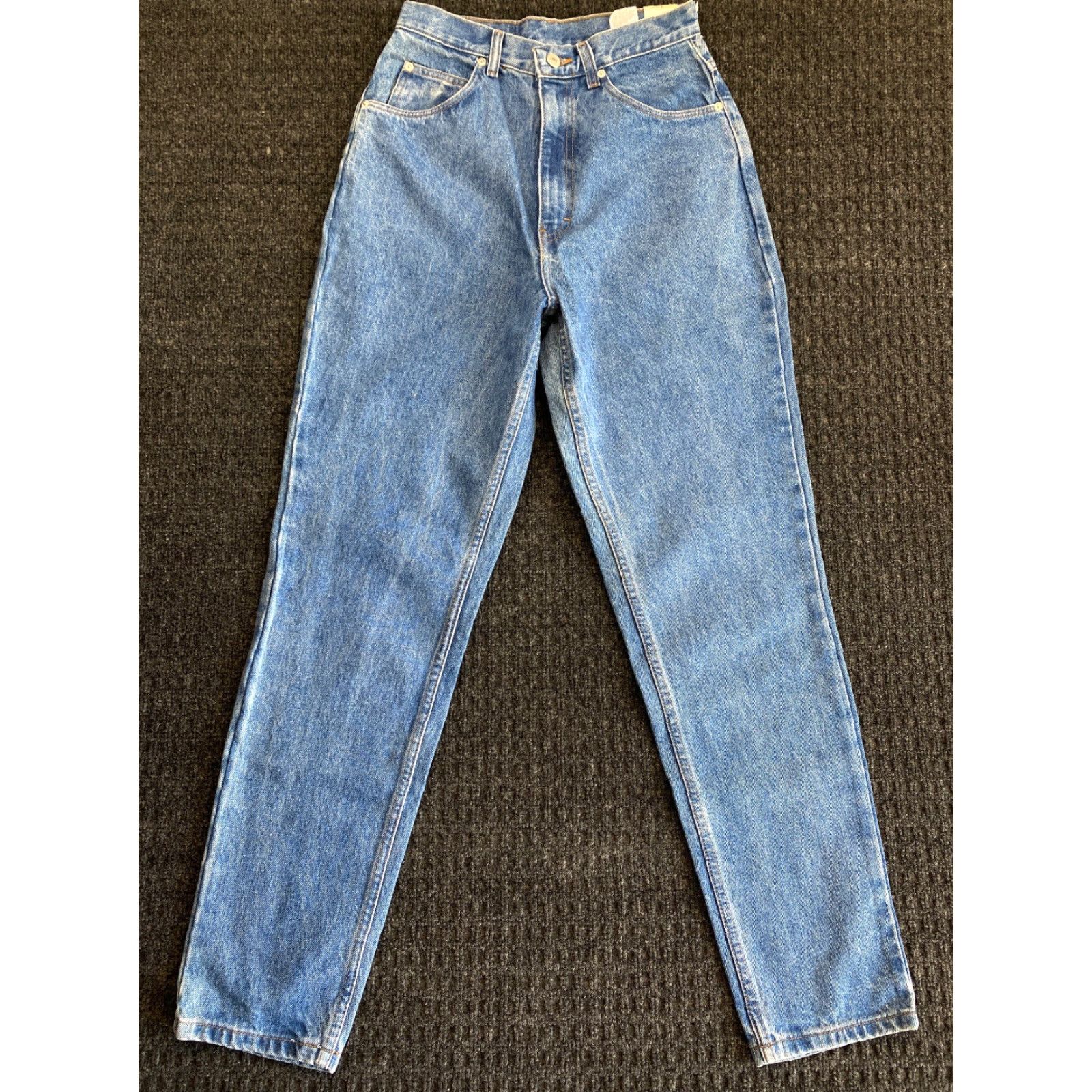 Jordache VINTAGE Jordache Jeans Women’s Mom Jeans Regular Size 8 High Waist 30in Inseam Blue Denim 26in Waist NEW Size 26" / US 2 / IT 38 - 3 Thumbnail